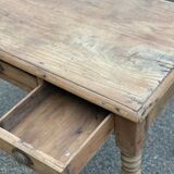 Renovated 3-drawer solid wood desk