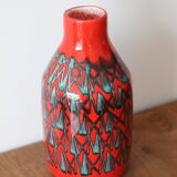 Ceramic vase middle XXth Scandinavian design signed Dansac