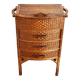 Rattan storage unit, 1950s