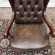 Grand fauteuil de bureau Chesterfield en anglais