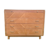 Dresser / dressing table vintage light wood 60s