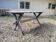 Table ferme  vintage en bois 2m, pieds en x