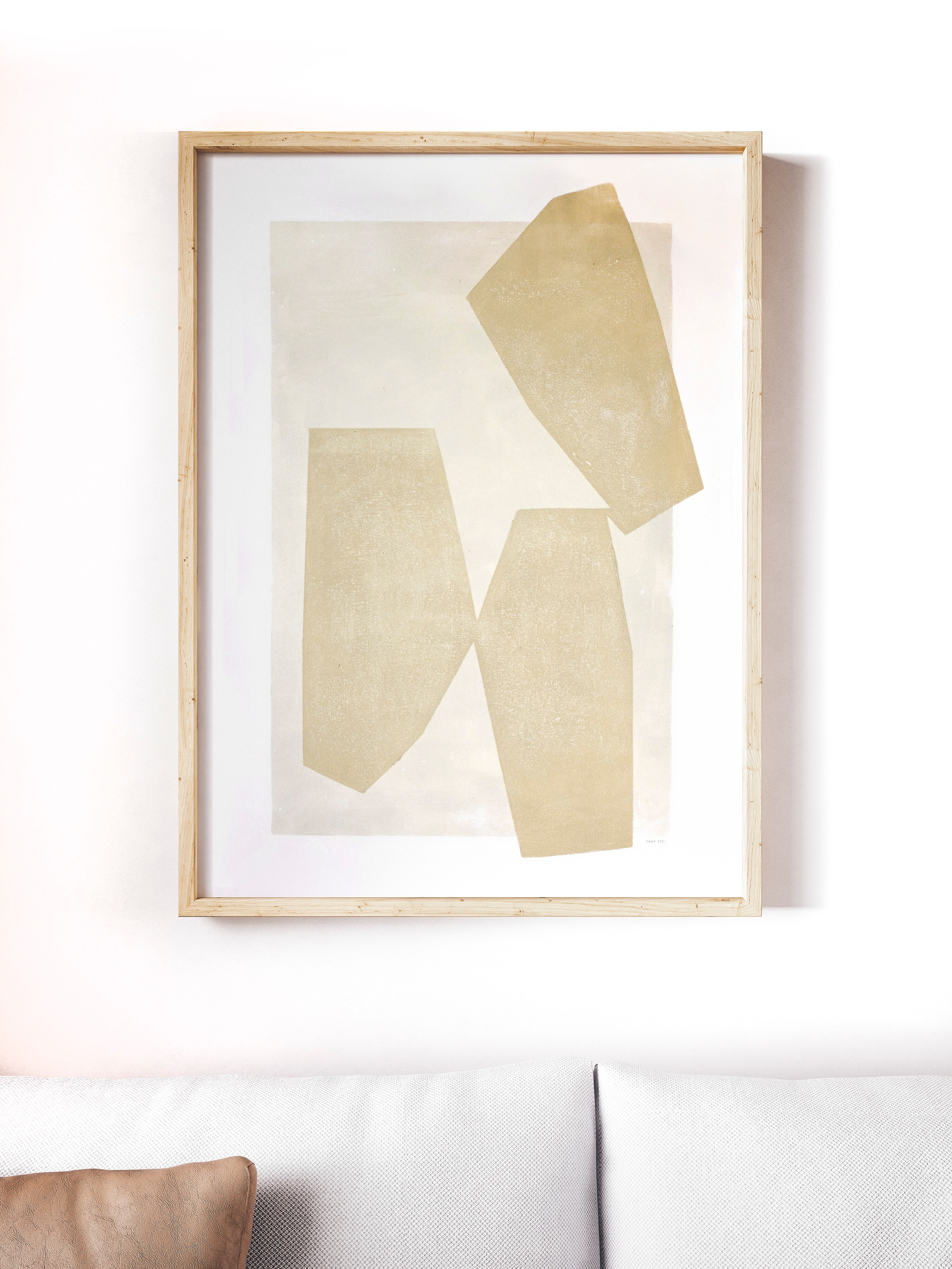 Painting on paper 50x70cm • signed Eawy
