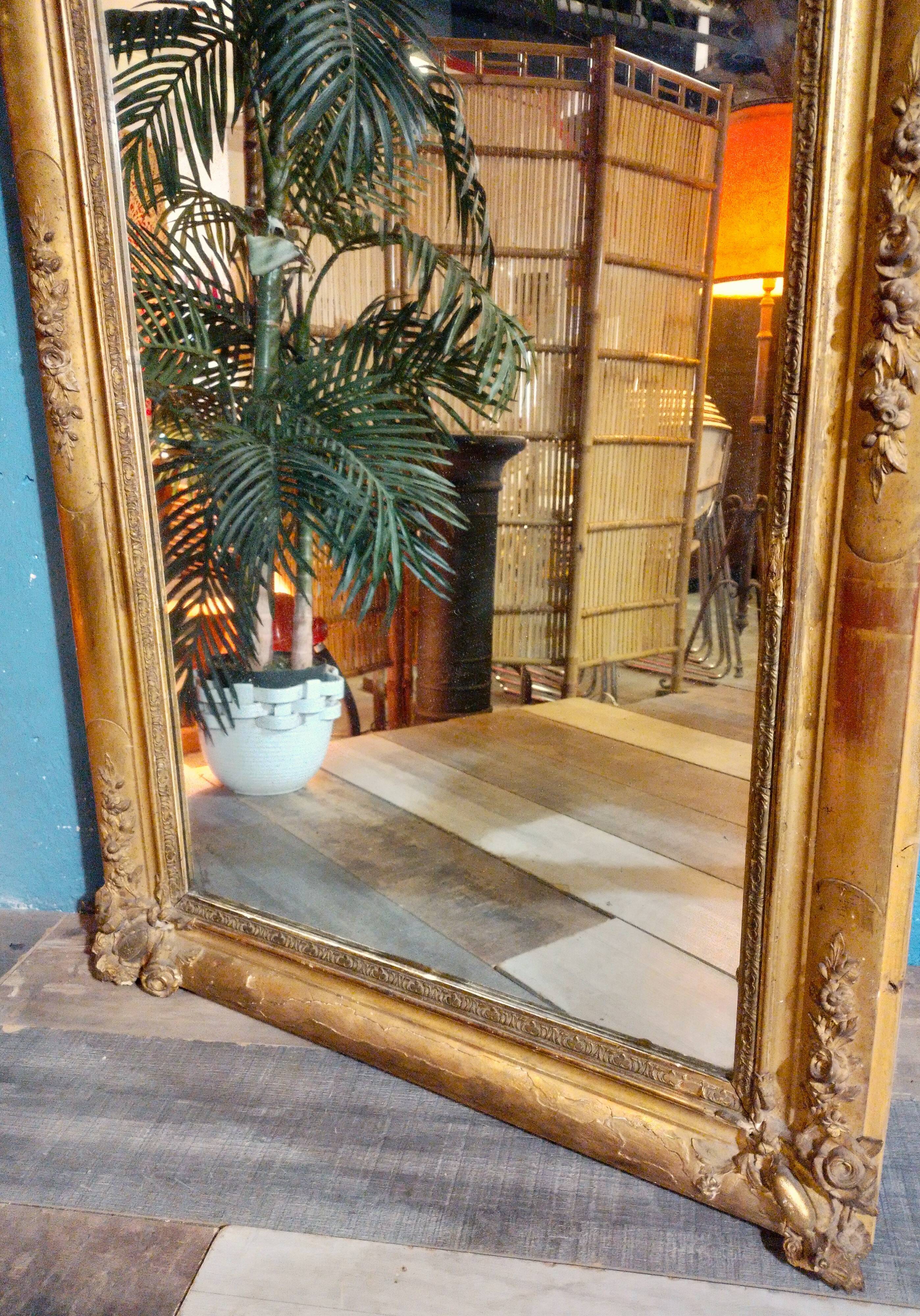 19th century wall or table mirror