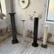 Set of 4 marble columns or pedestals.