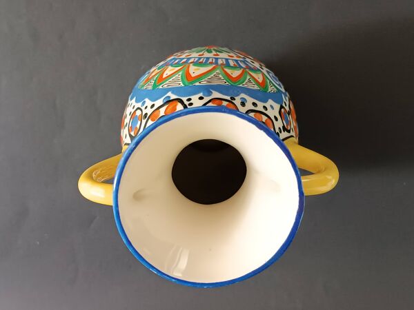 Vase en céramique Art déco Ditmar Urbach par Lajos Kassak