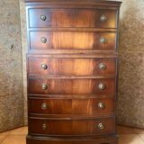 Large English chest of drawers - mahogany