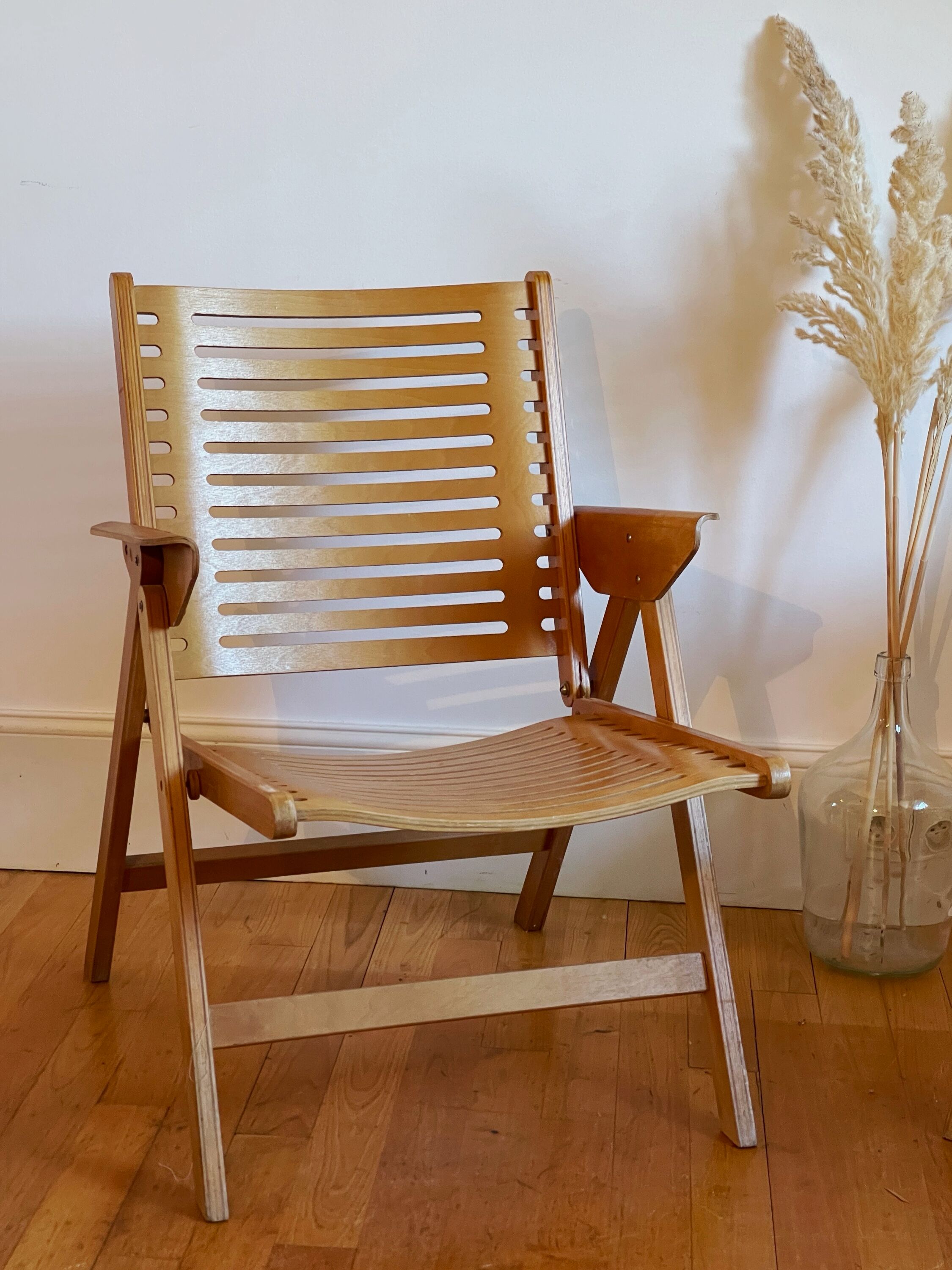 Pair of Rex armchairs by Niko Krajl for Impakta Les, 1956