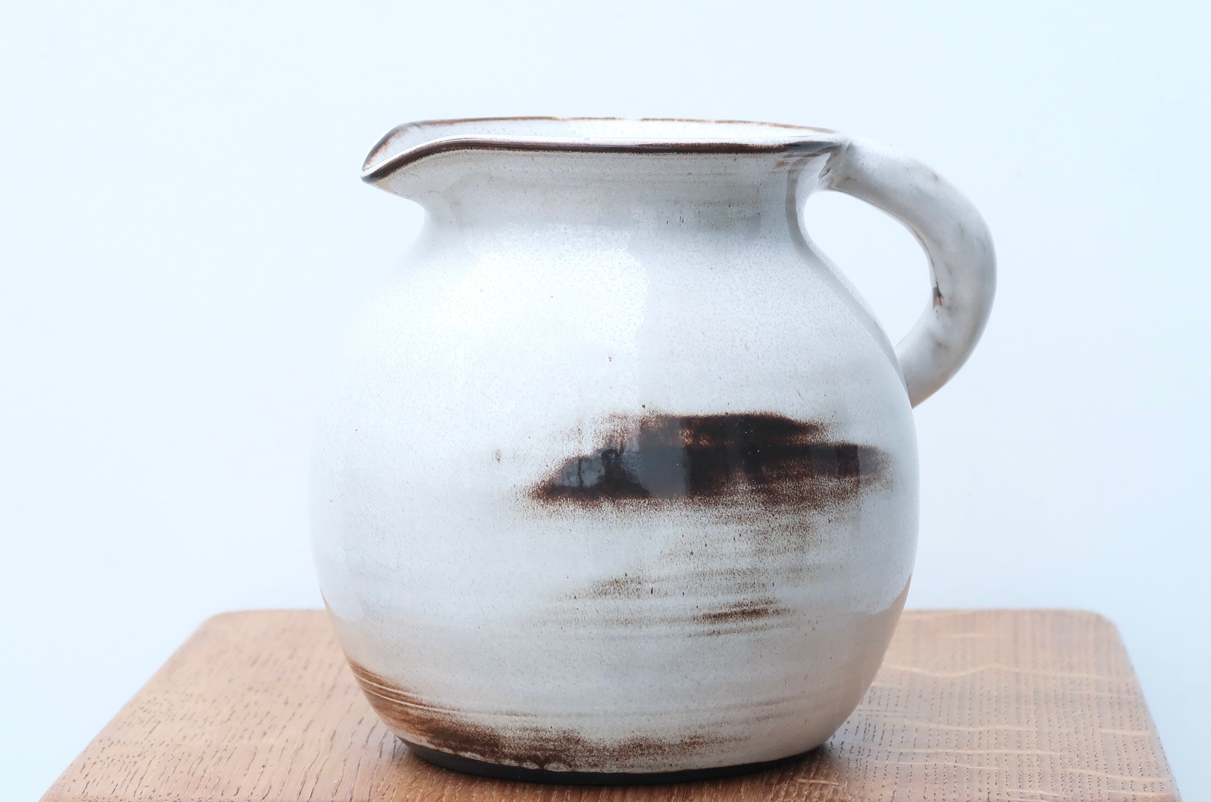 Ceramic pitcher by Gérard Hofmann, Vallauris