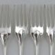 Christofle Japanese, 6 table settings, 12 pieces in silver-plated metal.