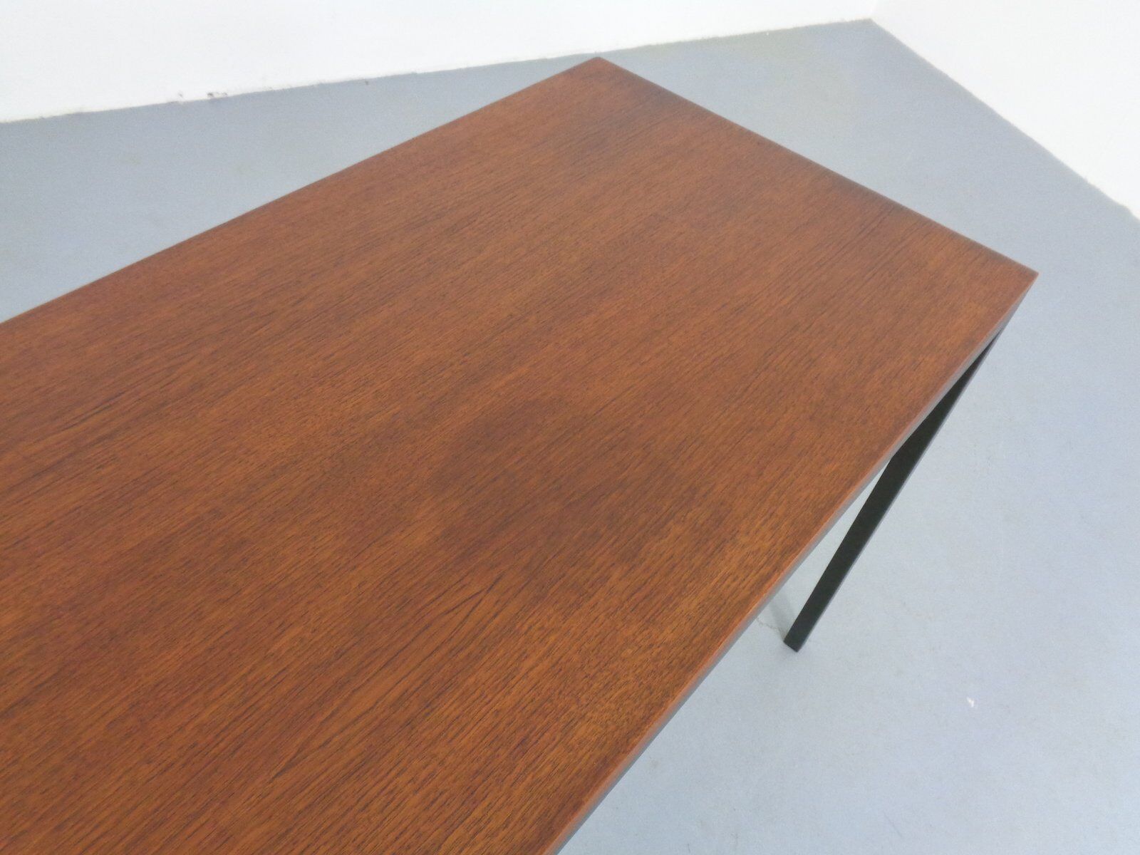 Vintage Teak and Steel Desk, Denmark, 1960s
