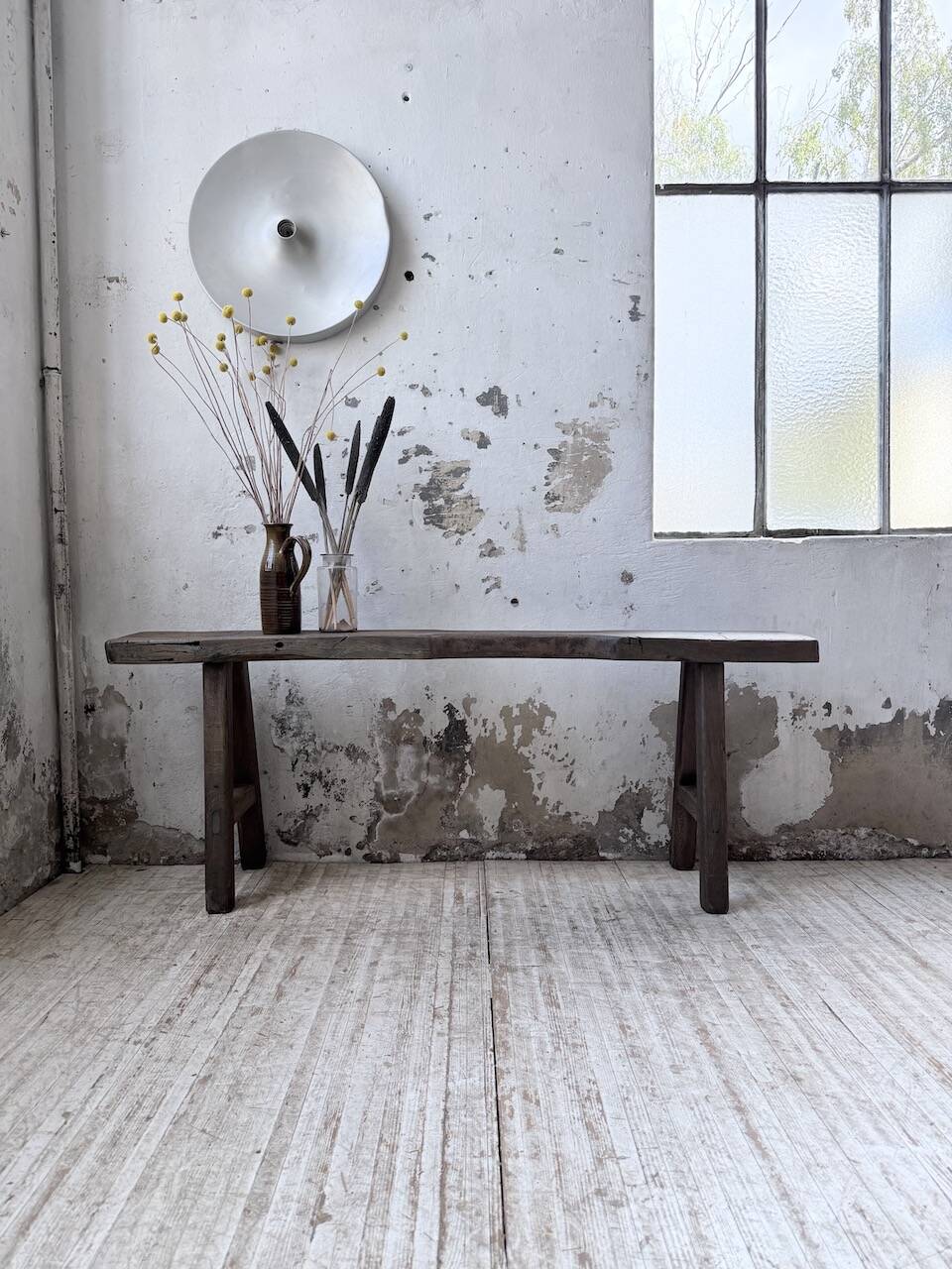 Banc console établi 1950