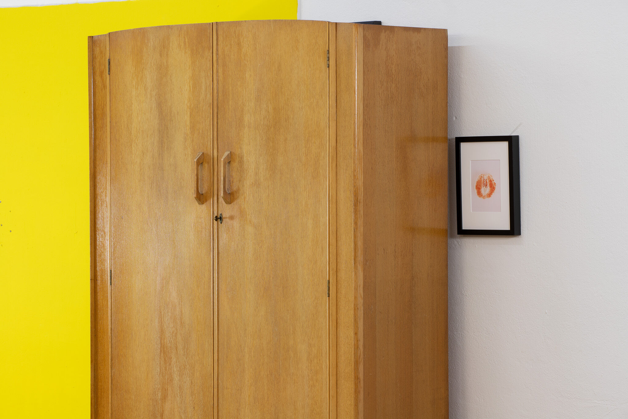 Scandinavian wardrobe 123 cm