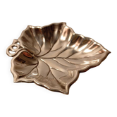 Sterling Silver Vine Leaf Footed Dish Topazio Portugal