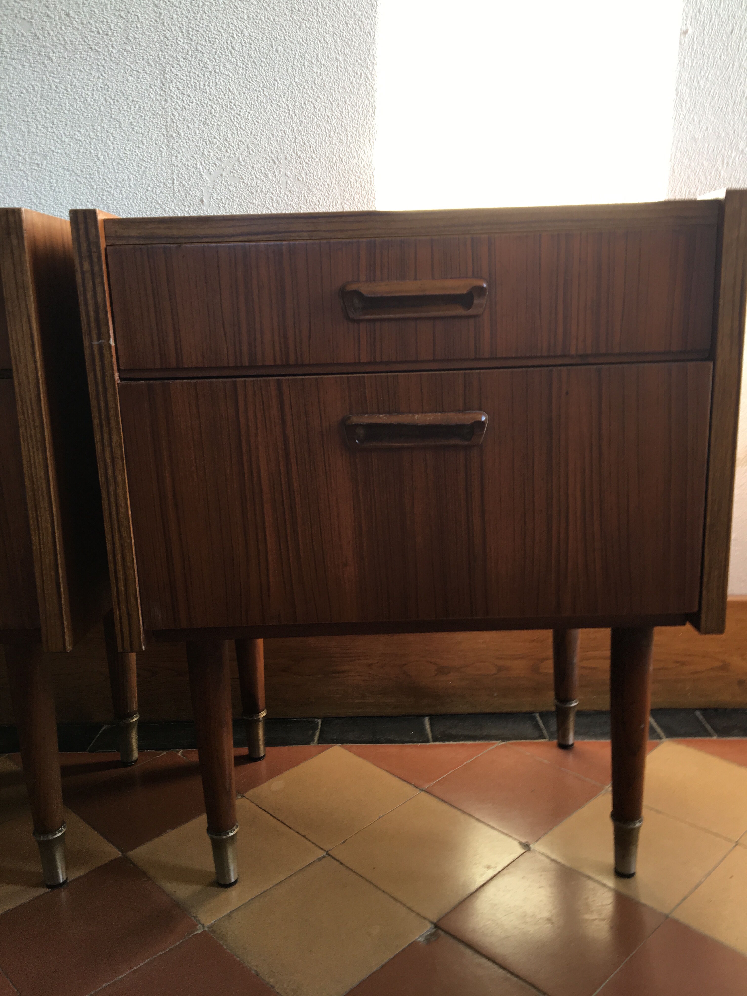 Paire de chevets vintage