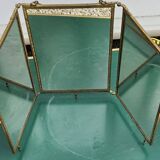 Art Nouveau Triptych Mirror Signed J. LEVAST