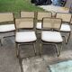 6 Cesca chairs by Marcel Breuer, 1970s