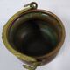 Old copper cauldron