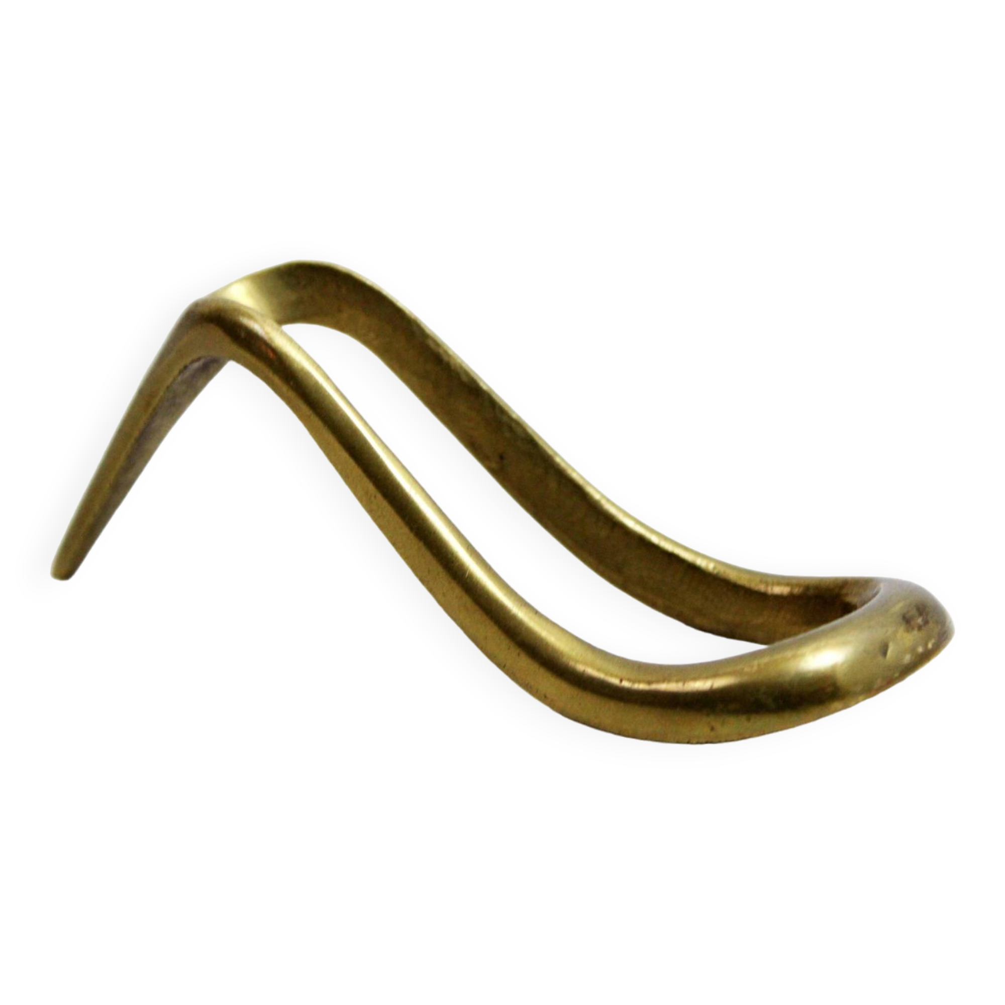 Vintage brass pipe holder