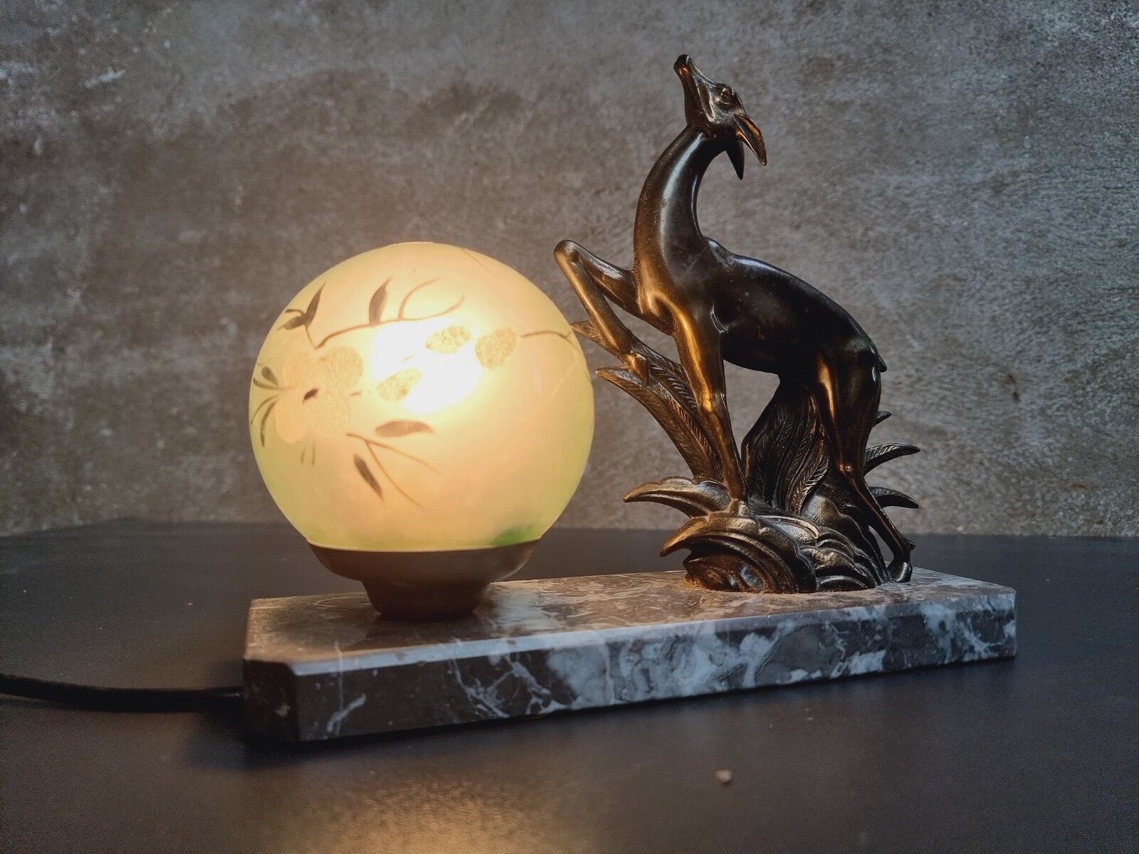 Art deco lamp French table lamp