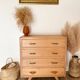 Vintage chest of drawers, tapered legs