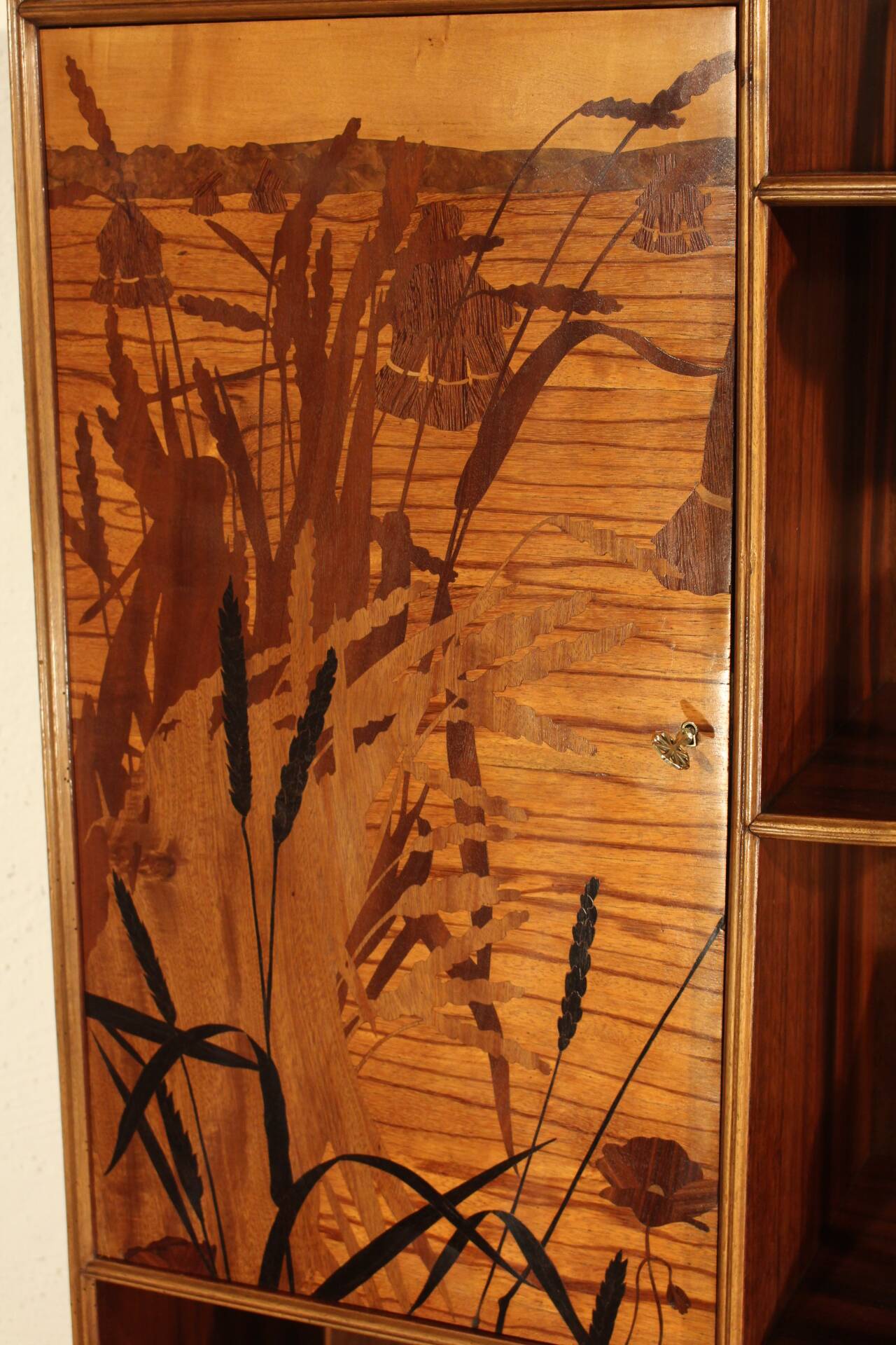 Art Nouveau shelf furniture