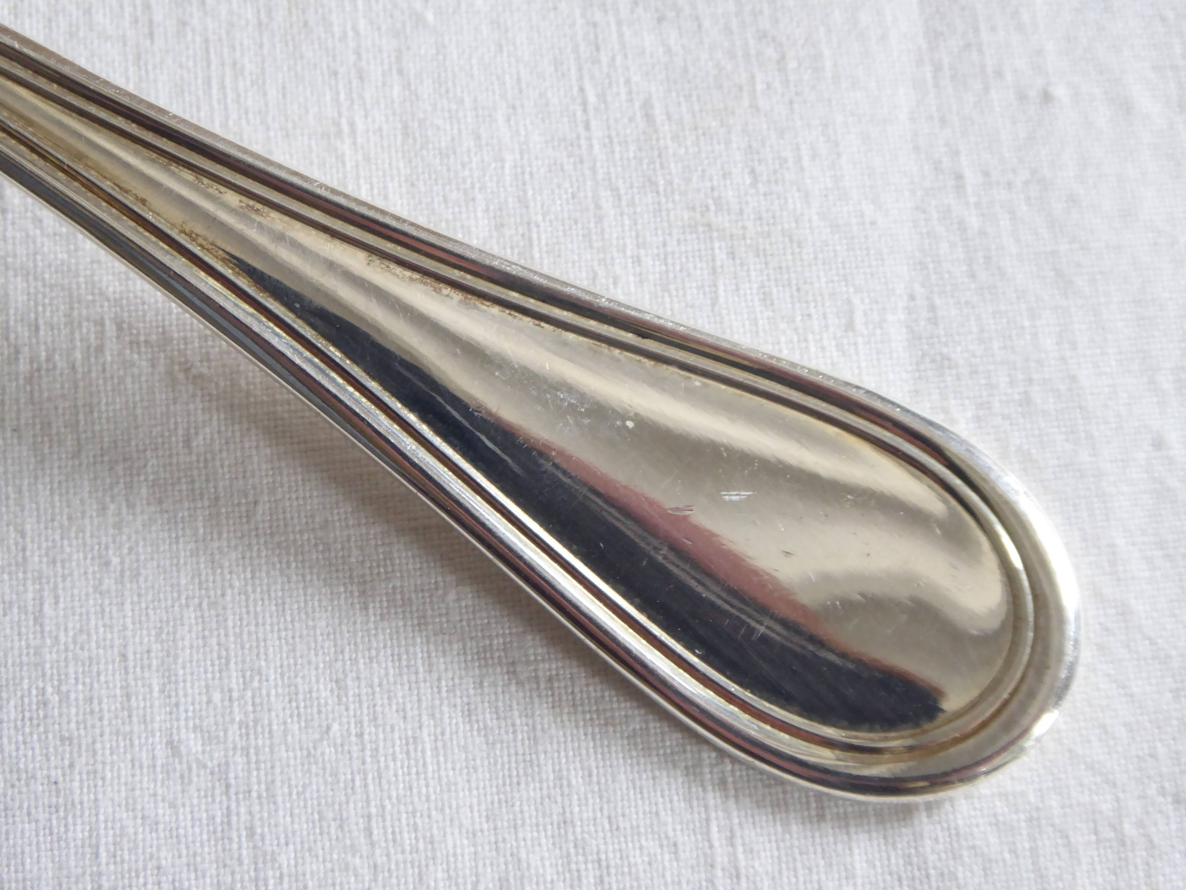 Sauce spoon, olri, silver metal, 15 cm