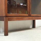 Mid-century teak and glazed display cabinet by J Nissenbaum & Son Ltd., 1970s
