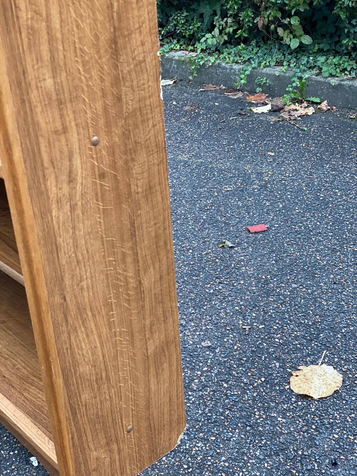 Vintage wooden shelf bookcase 80cm