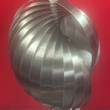 Henri Mathieu 70's Kinetic Design Lamp Brushed Aluminum - 36 cm