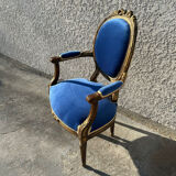 Fauteuil médaillon styl louis XVI