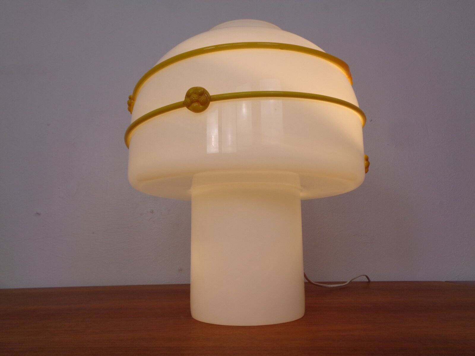 Large Murano Mushroom Table Lamp, Italy, 1970s
