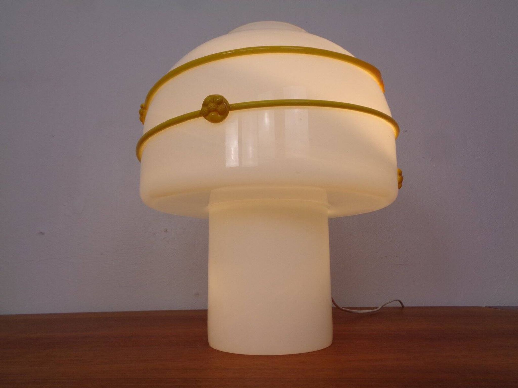 Large Murano Mushroom Table Lamp, Italy, 1970s