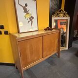 Oak sideboard with tapered legs 1950
