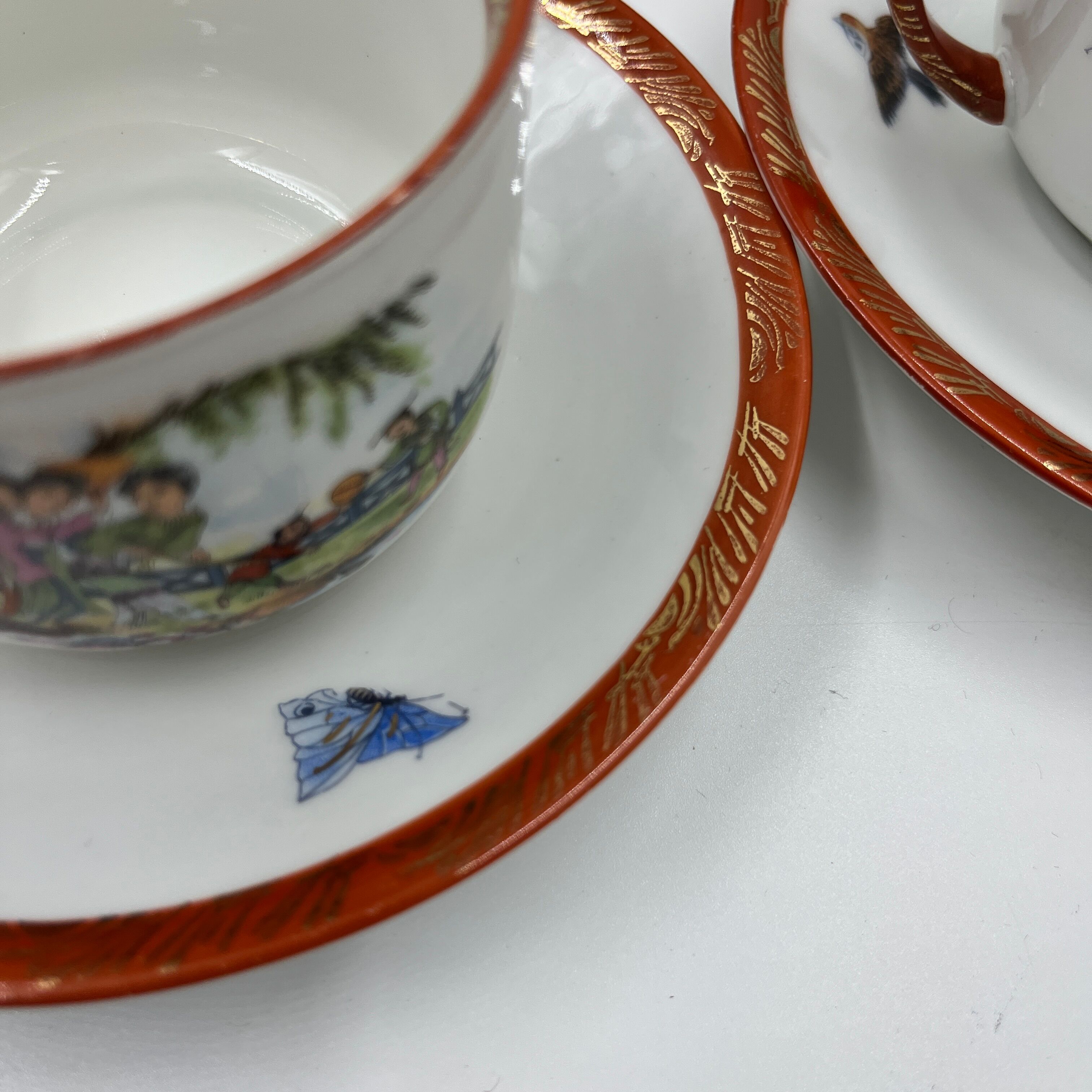 Japanese décor coffee service