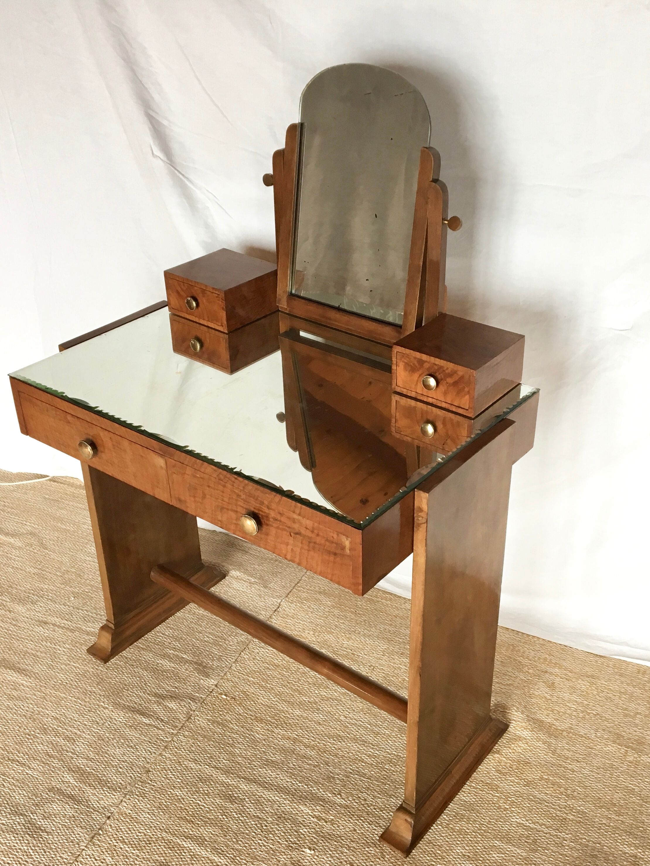 Art deco dressing table mirror