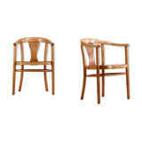 Magnus Stephensen for Fritz Hansen, pair of bridge armchairs, Denmark, C.1930