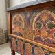 Coffre de mariage marocain polychrome années 50