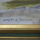 Anders A. Jonsson, Swedish landscape painting,  Oil on Canvas