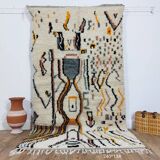 Handmade moroccan berber rug 240 x 134 cm