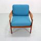 illum wikkelsø teak lounge armchair for niels eilersen, 1960 denmark