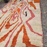 Handmade wool rug from Morocco 3 x 2 m