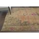 1970s Vintage Turkish Hand-Knotted Wool Cotton Orange Runner Rug 197x613