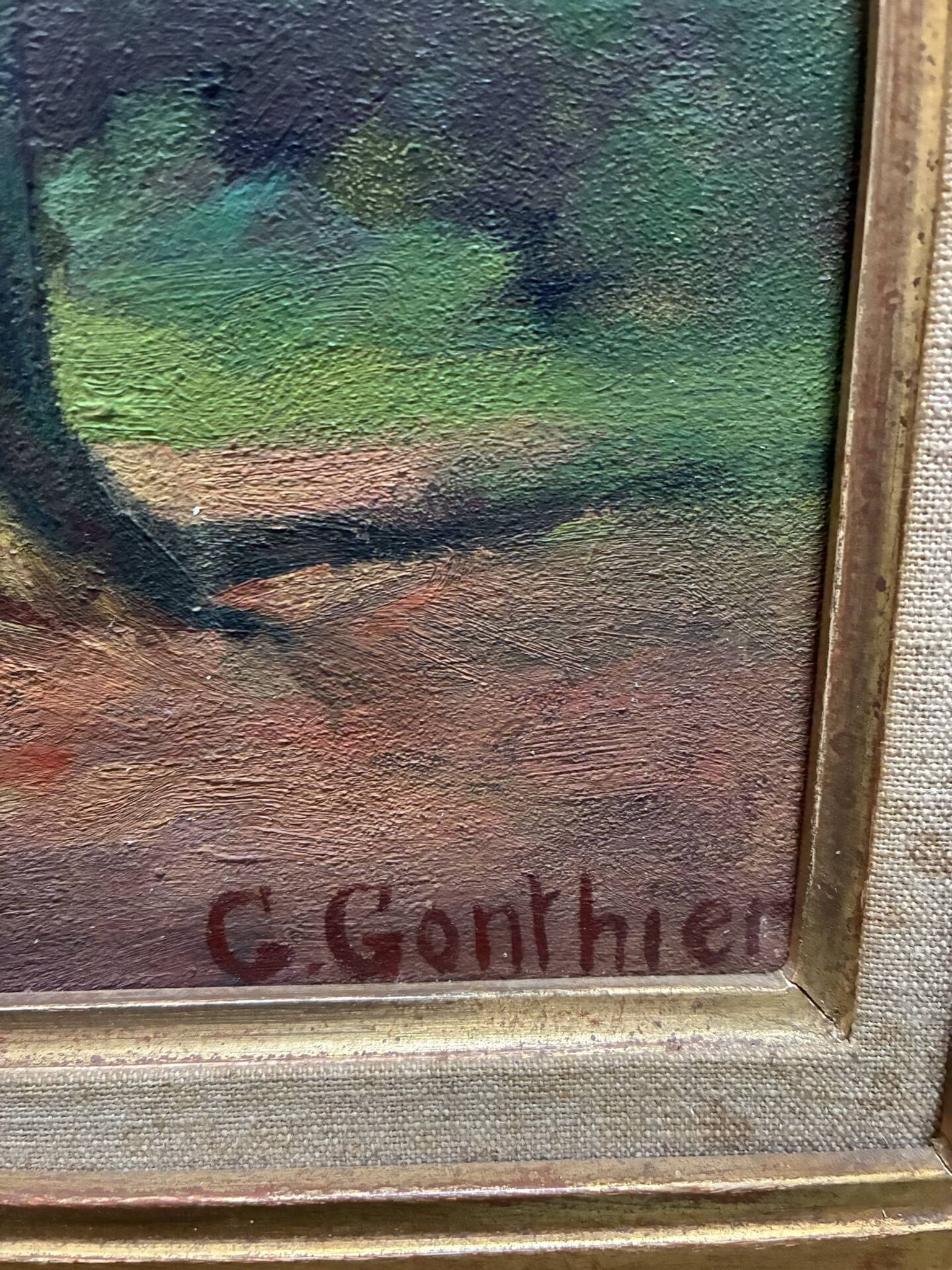 Paysage, Georges Gonthier, XXe