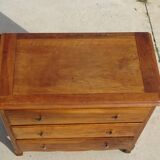 Simple walnut chest of drawers