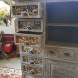 Grain-style storage furniture