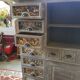 Grain-style storage furniture
