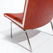 Danish Lounge Chair The Airport Chair Designed by Hans Wegner, 1950's