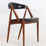 Schou Andersen Møbelfabrik / Kai Kristiansen Type 31 chair / teak / skai / Mid Century Danish Modern Design / 1950s / 1960s