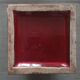 Red glazed ceramic vase - Aldo Londi for Bitossi - 1960s